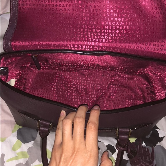 Kate spade purple purse!!! Brand new - Picture 6 of 12